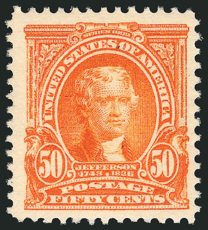 Value of US Stamp Scott Cat. 310 - 1903 50c Jefferson. Robert Siegel Auction Galleries, Jun 2011, Sale 1011, Lot 670