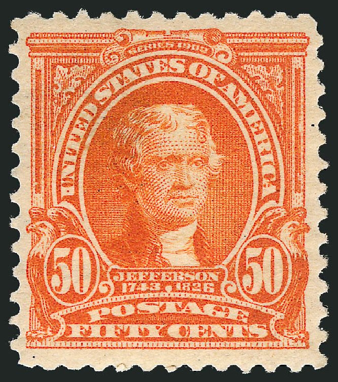 US Stamps Value Scott Catalogue 310 - 1903 50c Jefferson. Robert Siegel Auction Galleries, Oct 2011, Sale 1014, Lot 1730