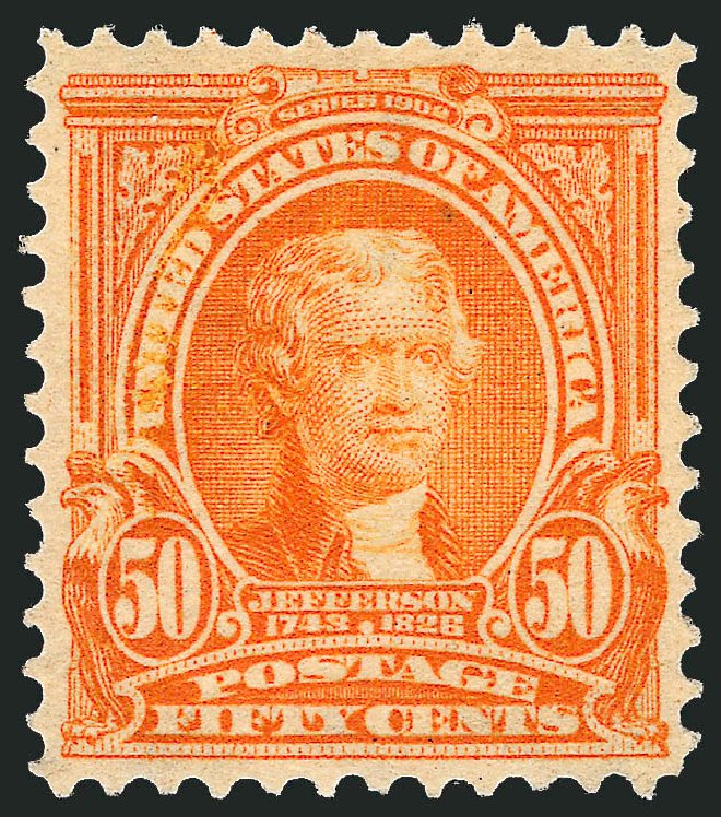 Cost of US Stamp Scott # 310: 1903 50c Jefferson. Robert Siegel Auction Galleries, Jun 2009, Sale 975, Lot 1670