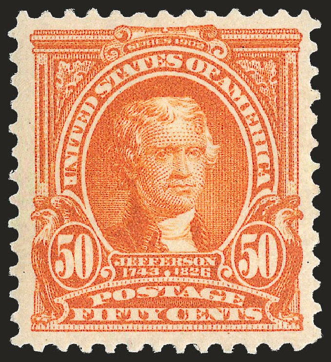 US Stamp Price Scott Catalogue #310 - 50c 1903 Jefferson. Robert Siegel Auction Galleries, Apr 2009, Sale 972, Lot 3281