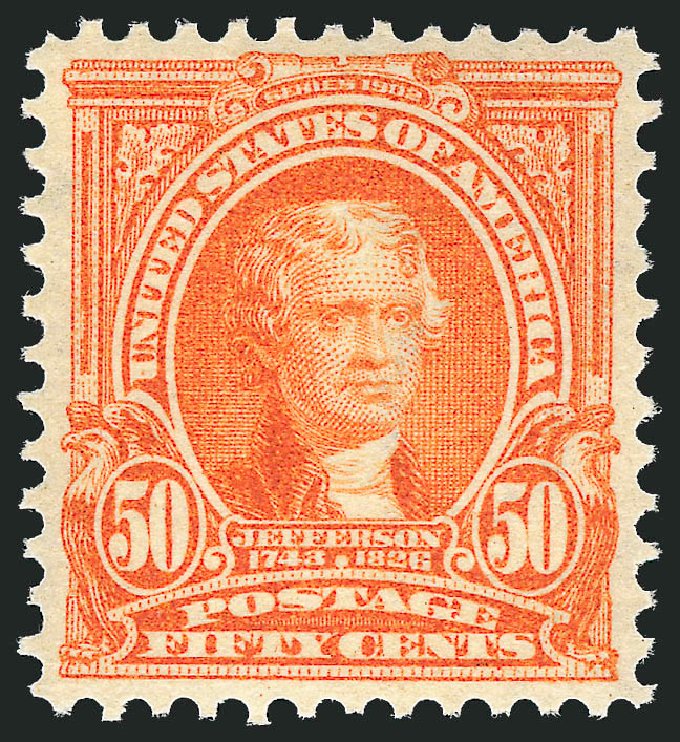 Price of US Stamps Scott Catalog #310 - 1903 50c Jefferson. Robert Siegel Auction Galleries, Oct 2010, Sale 997, Lot 5851