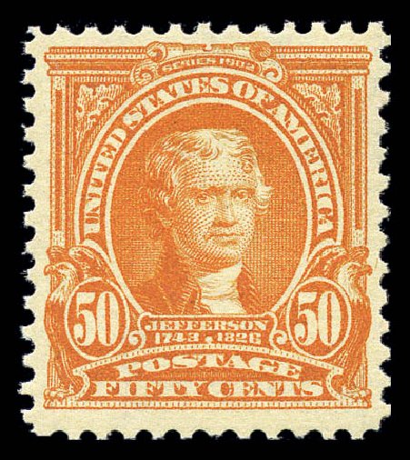 US Stamps Price Scott Catalogue # 310: 50c 1903 Jefferson. Matthew Bennett International, Sep 2010, Sale 331, Lot 682