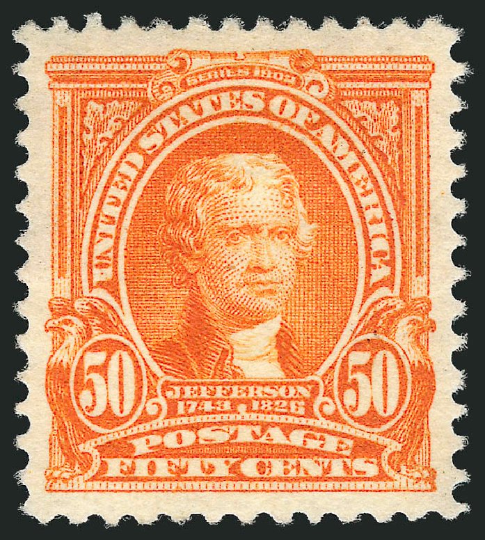 US Stamps Price Scott Catalogue # 310 - 1903 50c Jefferson. Robert Siegel Auction Galleries, Nov 2012, Sale 1034, Lot 302