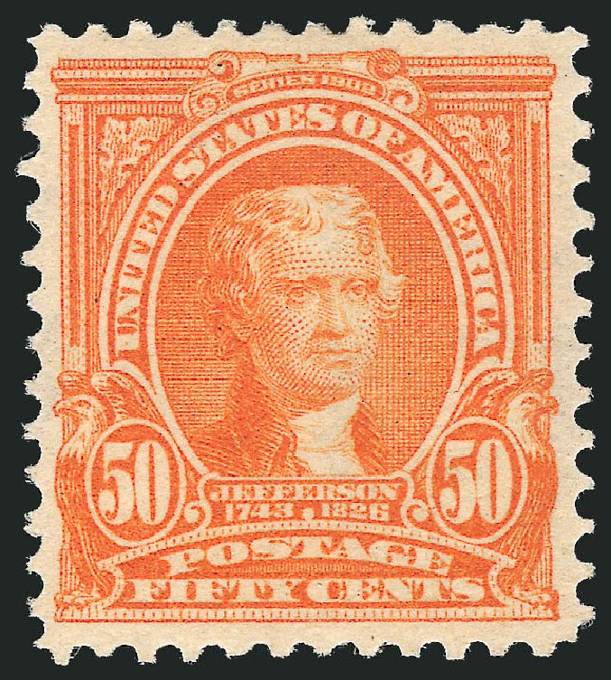 Prices of US Stamps Scott 310 - 1903 50c Jefferson. Robert Siegel Auction Galleries, Dec 2012, Sale 1037, Lot 1962