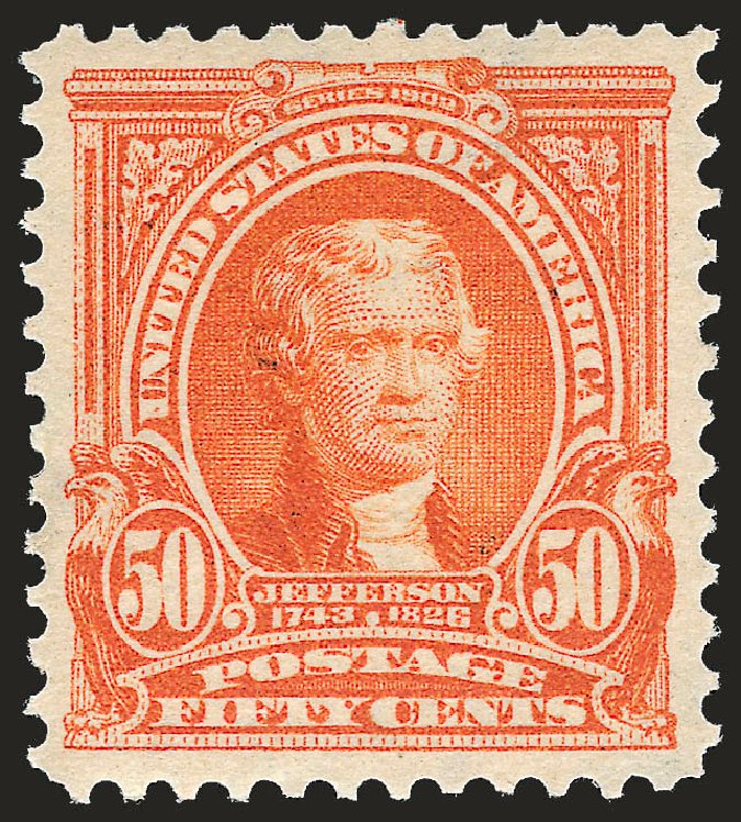 US Stamp Price Scott Catalog 310: 50c 1903 Jefferson. Robert Siegel Auction Galleries, Sep 2009, Sale 976, Lot 1872