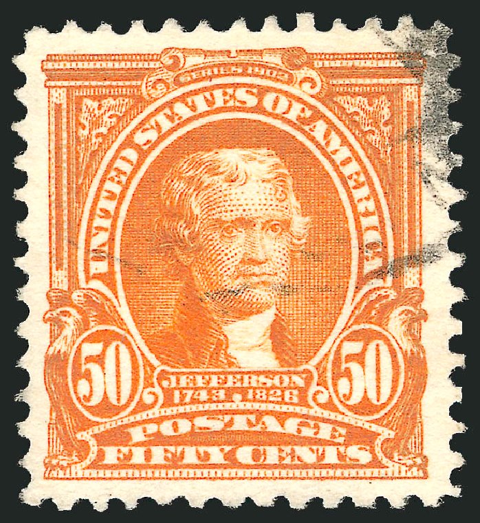 US Stamp Value Scott #310: 1903 50c Jefferson. Robert Siegel Auction Galleries, Sep 2012, Sale 1028, Lot 306