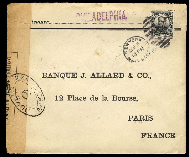 Price of US Stamps Scott Catalog 311 - US$1.00 1903 Farragut. Cherrystone Auctions, Apr 2010, Sale 201004, Lot 227