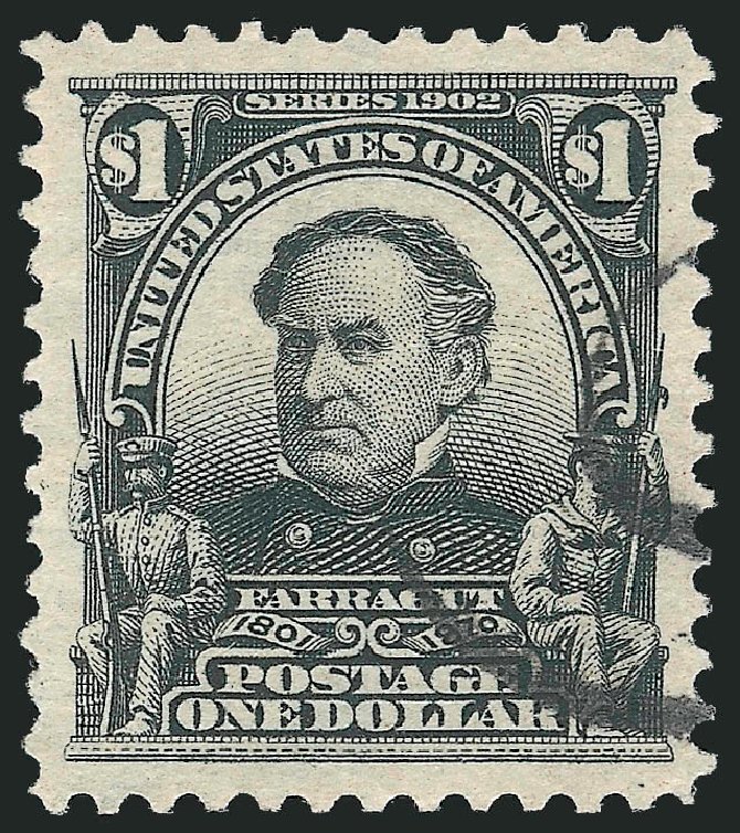 US Stamp Prices Scott Catalog # 311 - 1903 US$1.00 Farragut. Robert Siegel Auction Galleries, Sep 2012, Sale 1028, Lot 307