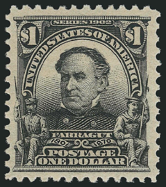 US Stamps Prices Scott # 311 - US$1.00 1903 Farragut. Robert Siegel Auction Galleries, Sep 2009, Sale 976, Lot 1879