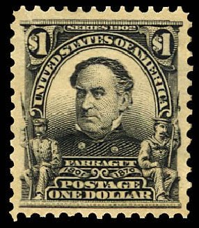 Prices of US Stamps Scott Catalog 311: 1903 US$1.00 Farragut. Daniel Kelleher Auctions, Dec 2012, Sale 633, Lot 561