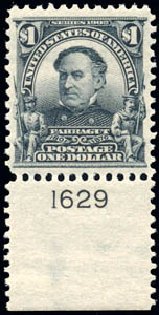 Prices of US Stamps Scott # 311 - 1903 US$1.00 Farragut. Schuyler J. Rumsey Philatelic Auctions, Apr 2015, Sale 60, Lot 2781