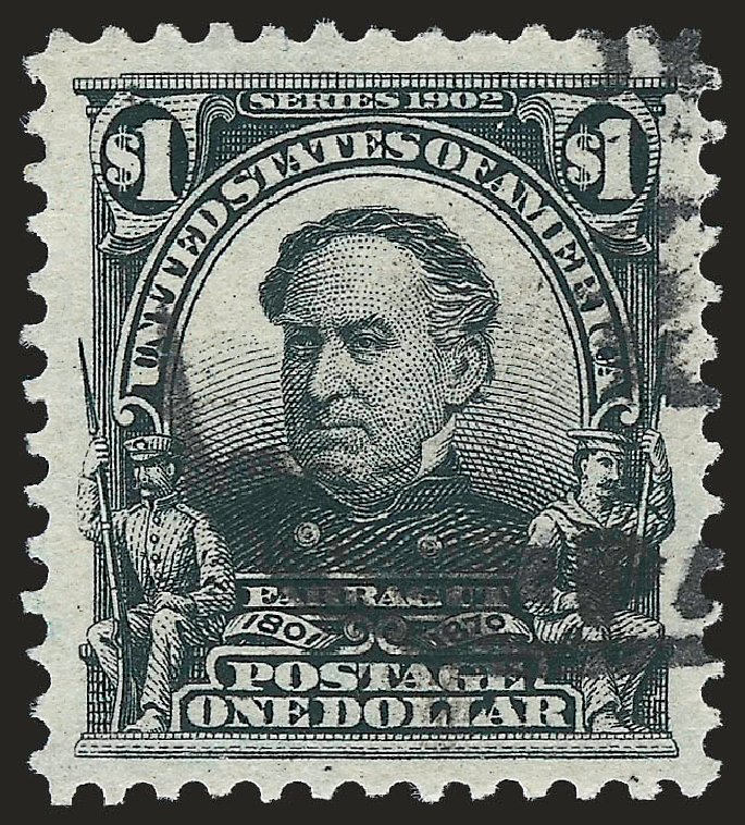 US Stamps Price Scott Catalog 311 - US$1.00 1903 Farragut. Robert Siegel Auction Galleries, Apr 2010, Sale 984, Lot 754