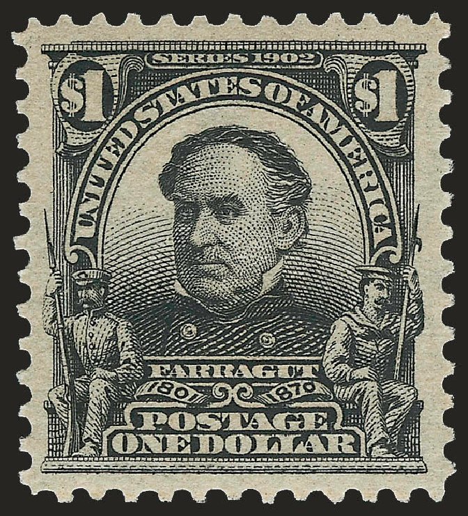 Costs of US Stamp Scott #311 - 1903 US$1.00 Farragut. Robert Siegel Auction Galleries, Jun 2009, Sale 973, Lot 185