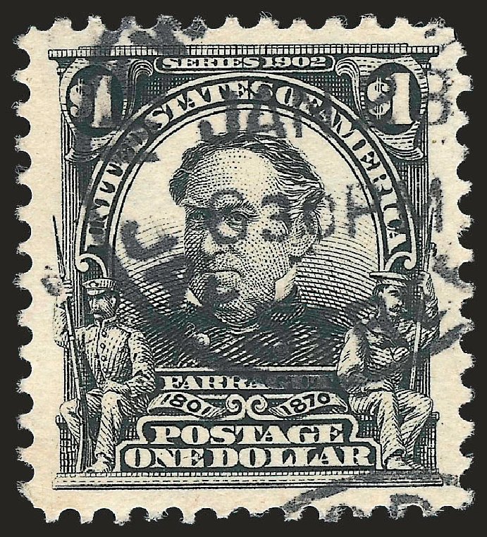 US Stamp Values Scott Catalogue # 311: US$1.00 1903 Farragut. Robert Siegel Auction Galleries, Apr 2010, Sale 984, Lot 755