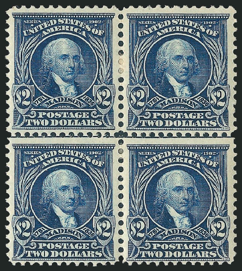 Costs of US Stamps Scott Cat. #312 - 1903 US$2.00 Madison. Robert Siegel Auction Galleries, Jul 2013, Sale 1050, Lot 467