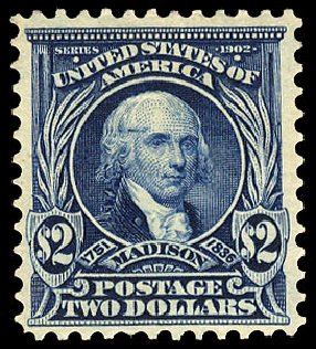 Cost of US Stamps Scott Catalogue #312 - US$2.00 1903 Madison. Cherrystone Auctions, Apr 2010, Sale 201004, Lot 228