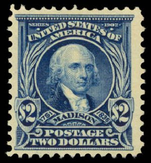 Price of US Stamps Scott 312: 1903 US$2.00 Madison. Daniel Kelleher Auctions, Dec 2014, Sale 661, Lot 278