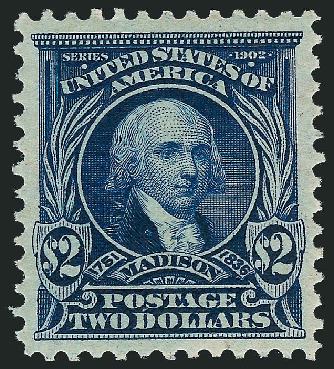 Values of US Stamps Scott # 312: 1903 US$2.00 Madison. Robert Siegel Auction Galleries, Dec 2010, Sale 1000, Lot 1188