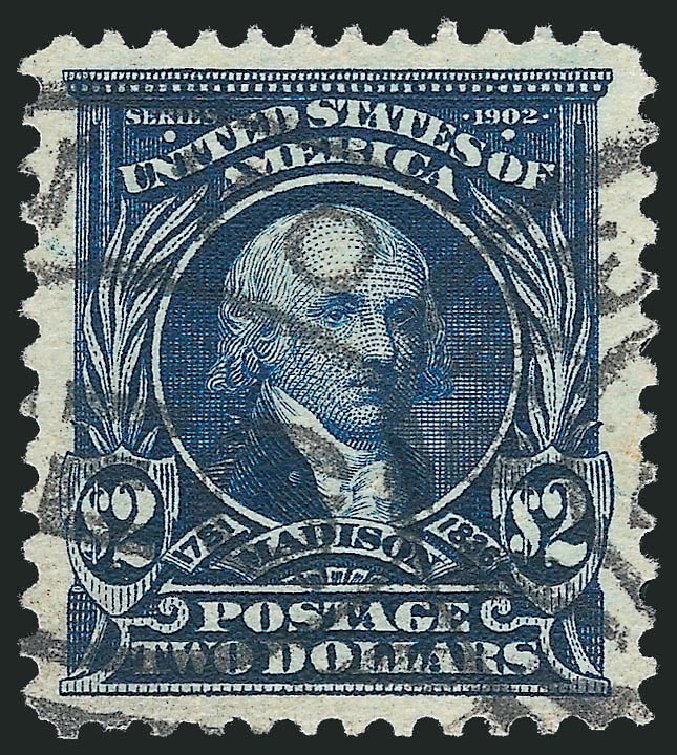 Costs of US Stamp Scott Catalogue # 312: US$2.00 1903 Madison. Robert Siegel Auction Galleries, Sep 2012, Sale 1028, Lot 308
