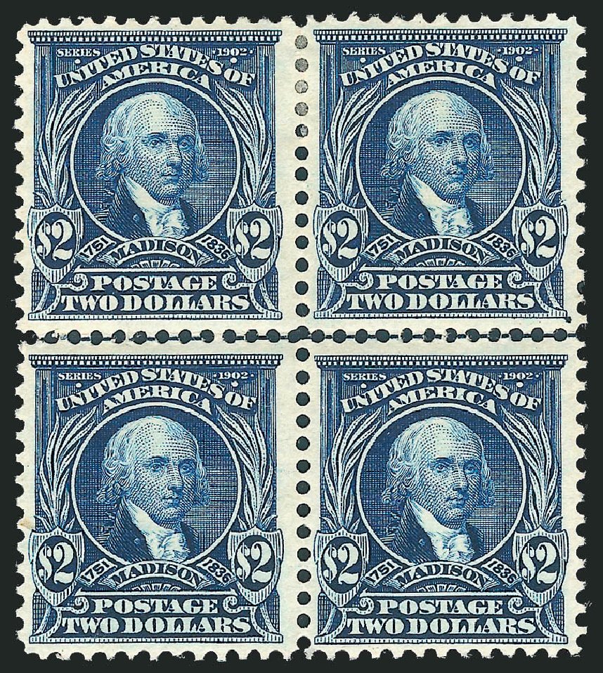 US Stamp Values Scott Catalog # 312 - 1903 US$2.00 Madison. Robert Siegel Auction Galleries, Mar 2013, Sale 1040, Lot 1668