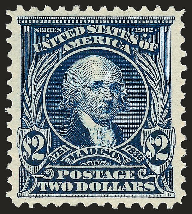 US Stamps Price Scott Catalog 312: US$2.00 1903 Madison. Robert Siegel Auction Galleries, Dec 2008, Sale 967, Lot 4518
