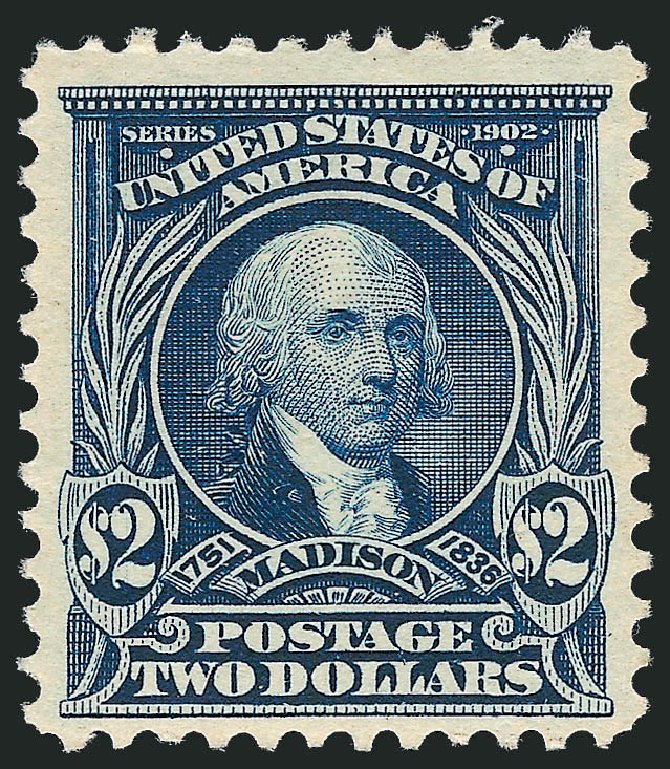 Values of US Stamps Scott 312: 1903 US$2.00 Madison. Robert Siegel Auction Galleries, Oct 2010, Sale 997, Lot 5858