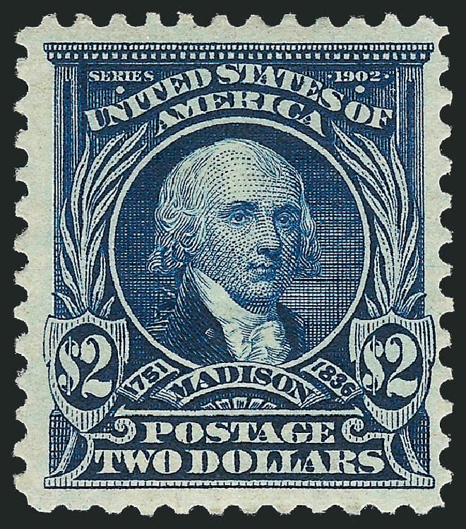 Price of US Stamp Scott Cat. 312 - US$2.00 1903 Madison. Robert Siegel Auction Galleries, Oct 2011, Sale 1014, Lot 1739