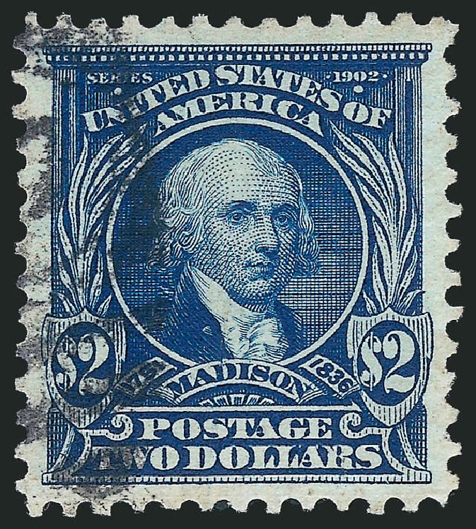 Value of US Stamp Scott Catalogue #312: US$2.00 1903 Madison. Robert Siegel Auction Galleries, Mar 2013, Sale 1040, Lot 1669