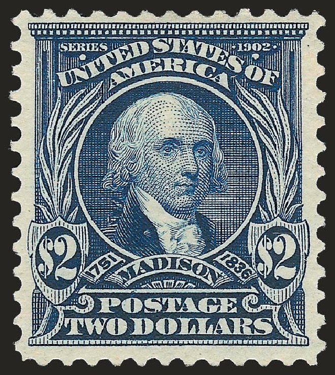 Costs of US Stamp Scott 312: 1903 US$2.00 Madison. Robert Siegel Auction Galleries, Jun 2009, Sale 975, Lot 1679