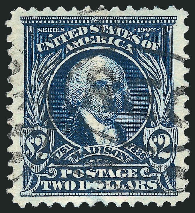 Costs of US Stamp Scott Catalog 312 - US$2.00 1903 Madison. Robert Siegel Auction Galleries, Apr 2010, Sale 984, Lot 759