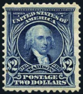 Costs of US Stamp Scott Catalogue #312: 1903 US$2.00 Madison. Harmer-Schau Auction Galleries, Oct 2013, Sale 99, Lot 170