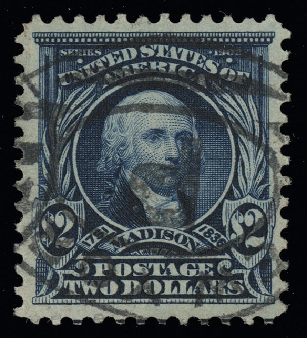 Price of US Stamp Scott Cat. # 312 - US$2.00 1903 Madison. Spink Shreves Galleries, Aug 2013, Sale 144, Lot 200