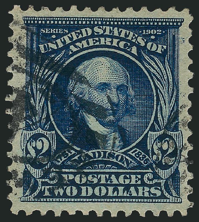 Prices of US Stamps Scott Catalog #312: US$2.00 1903 Madison. Robert Siegel Auction Galleries, Jul 2014, Sale 1077, Lot 221