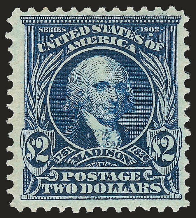 Values of US Stamp Scott Cat. 312: 1903 US$2.00 Madison. Robert Siegel Auction Galleries, Dec 2009, Sale 982, Lot 5701