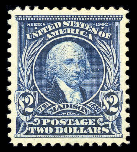 US Stamp Price Scott Catalogue 312: 1903 US$2.00 Madison. Matthew Bennett International, Sep 2010, Sale 331, Lot 684