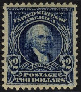 Values of US Stamps Scott Catalogue 312: 1903 US$2.00 Madison. Cherrystone Auctions, Mar 2008, Sale 200803, Lot 244