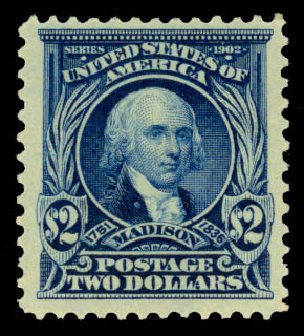 Prices of US Stamps Scott Cat. #312 - 1903 US$2.00 Madison. Daniel Kelleher Auctions, Jan 2015, Sale 663, Lot 1624