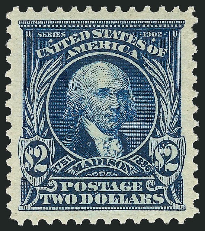 Costs of US Stamp Scott Catalogue # 312 - US$2.00 1903 Madison. Robert Siegel Auction Galleries, Nov 2012, Sale 1034, Lot 304