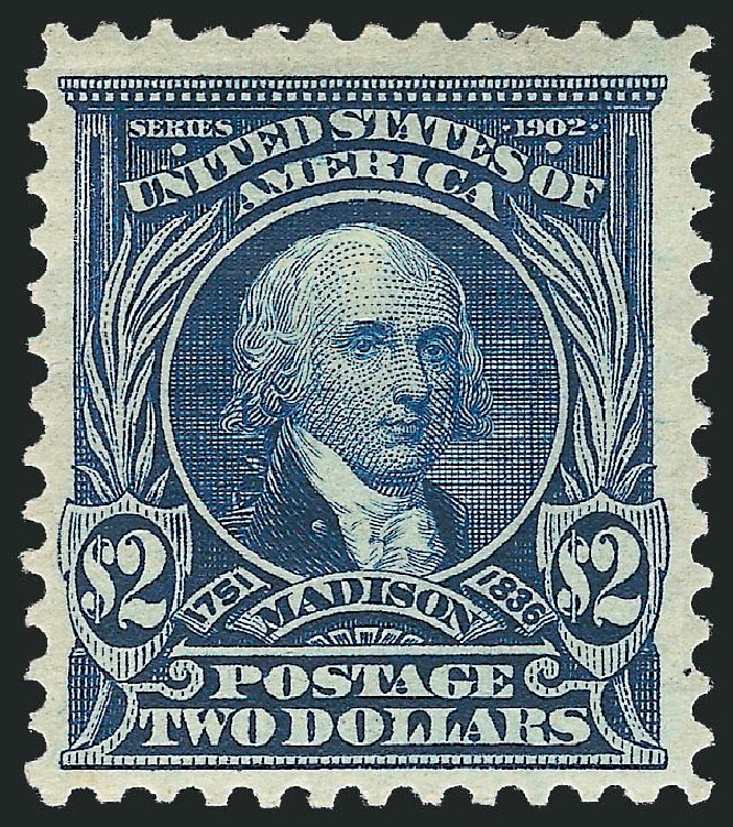 US Stamp Prices Scott # 312: 1903 US$2.00 Madison. Robert Siegel Auction Galleries, Mar 2014, Sale 1067, Lot 1374