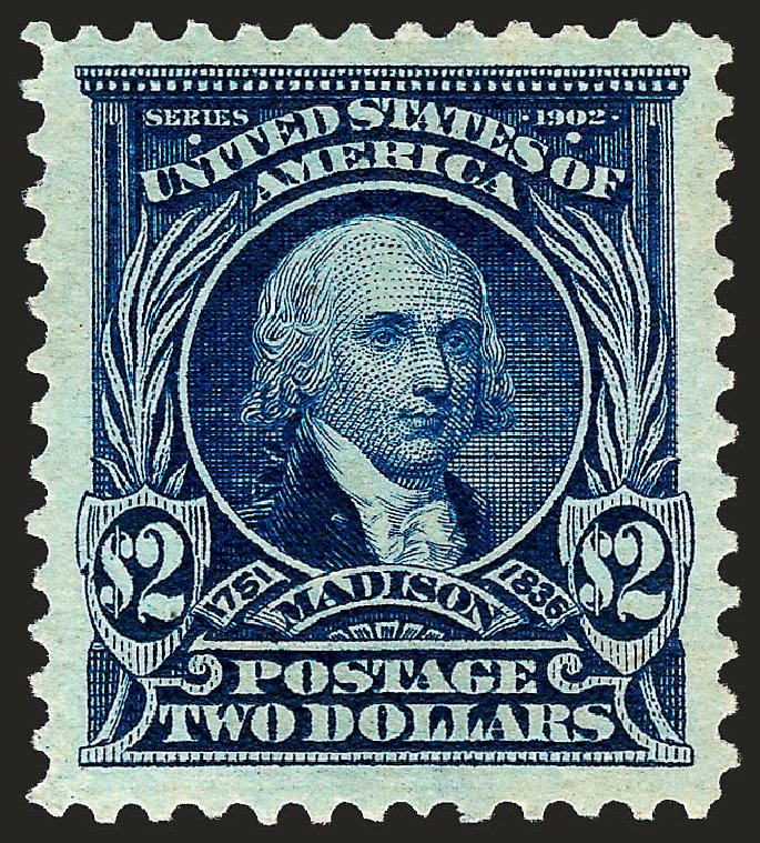 US Stamps Value Scott # 312: US$2.00 1903 Madison. Robert Siegel Auction Galleries, Sep 2008, Sale 962, Lot 2624