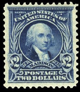 Prices of US Stamp Scott # 312 - 1903 US$2.00 Madison. Cherrystone Auctions, Mar 2008, Sale 200803, Lot 245