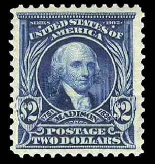 US Stamp Value Scott Cat. # 312 - US$2.00 1903 Madison. Cherrystone Auctions, Jun 2009, Sale 200906, Lot 155