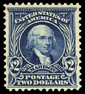Costs of US Stamp Scott 312: 1903 US$2.00 Madison. Cherrystone Auctions, Oct 2012, Sale 201210, Lot 125