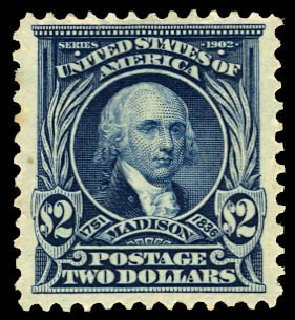Costs of US Stamps Scott 312: US$2.00 1903 Madison. Daniel Kelleher Auctions, Dec 2012, Sale 633, Lot 565
