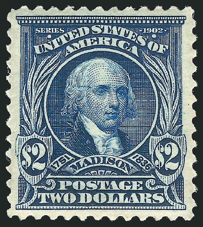 Cost of US Stamp Scott Catalogue 312 - US$2.00 1903 Madison. Robert Siegel Auction Galleries, May 2013, Sale 1044, Lot 235