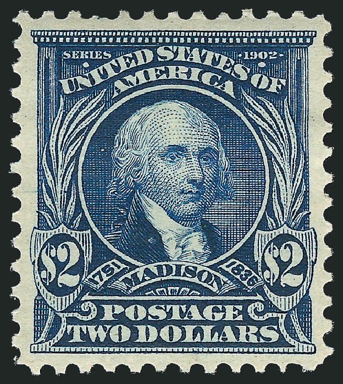 Values of US Stamp Scott Cat. #312 - US$2.00 1903 Madison. Robert Siegel Auction Galleries, Sep 2009, Sale 976, Lot 1885