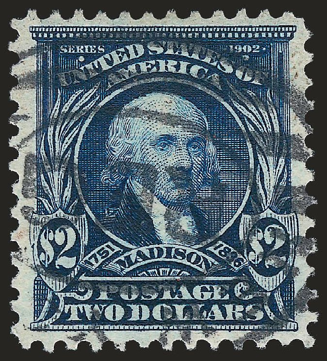 Prices of US Stamp Scott Catalogue #312 - US$2.00 1903 Madison. Robert Siegel Auction Galleries, Apr 2010, Sale 984, Lot 762