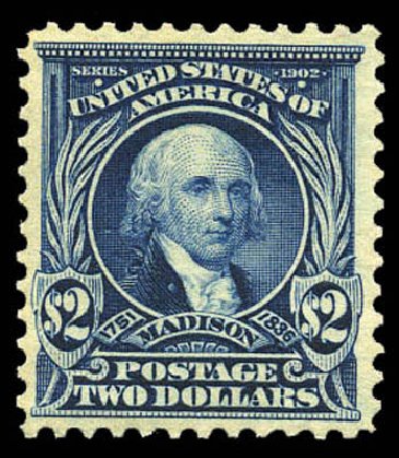 Cost of US Stamp Scott Catalogue #312 - 1903 US$2.00 Madison. Matthew Bennett International, Mar 2011, Sale 337, Lot 2783