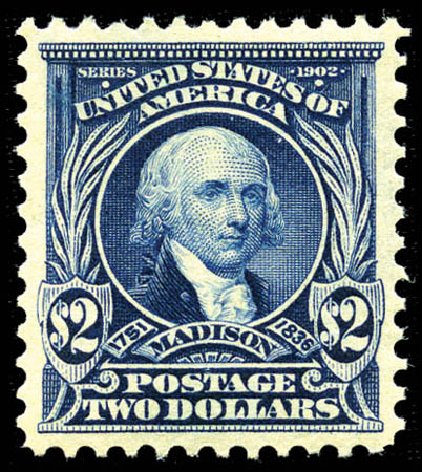 US Stamp Price Scott Catalogue #312 - 1903 US$2.00 Madison. Matthew Bennett International, Feb 2012, Sale 340, Lot 393