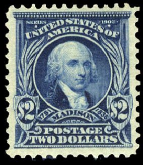 US Stamps Price Scott Catalogue 312 - US$2.00 1903 Madison. Cherrystone Auctions, Mar 2010, Sale 201003, Lot 163